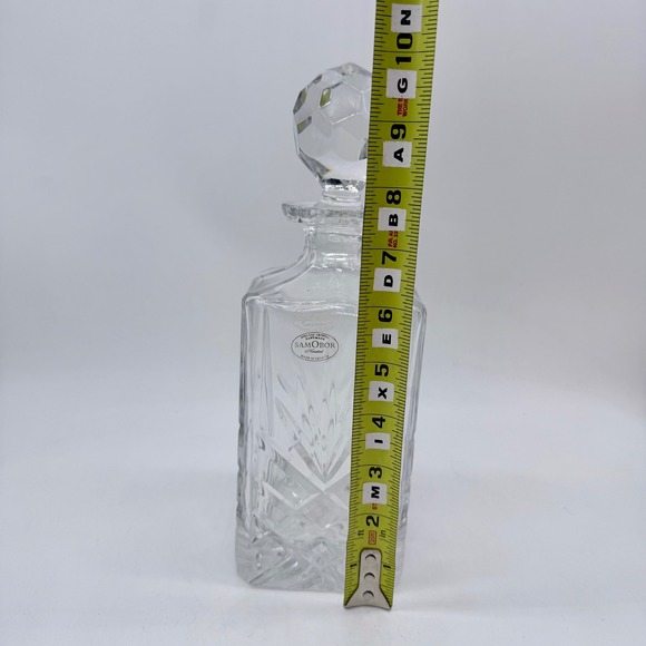 Royal Galler Samobor Crystal Decanter Stopper Heavy Lead Crystal Made Croatia - Picture 6 of 8